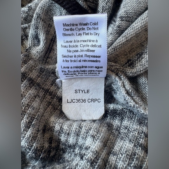 Laila Jayde Long Gray Cardigan Small - Picture 8 of 8